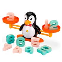 Jogo Infantil Balança Dos Pinguins C/ Números Soma Educativo