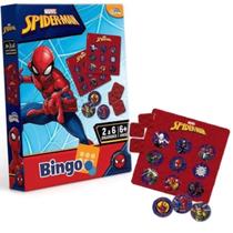 Jogo Infantil Bingo Educativo Homem Aranha 2-6 Jogadores