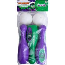 Jogo Infantil Boliche Hulk - 8 peças Jogo Infantil Boliche Hulk - 8 peças