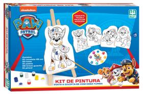 Jogo Infantil Brinquedo Kit Pintura Patrulha Canina - Nig