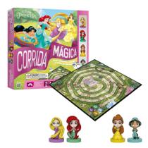 Jogo Infantil Corrida Mágica Princesas c/ 4 Miniaturas Copag - 35773 Jogo Infantil Corrida Mágica Princesas c/ 4 Miniaturas Copag - 35773