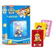 Jogo Infantil de Cartas Patrulha Canina 6 Jogos em 1 á partir de 4 Anos Original Jogo Infantil de Cartas Patrulha Canina 6 Jogos em 1 á partir de 4 Anos Original