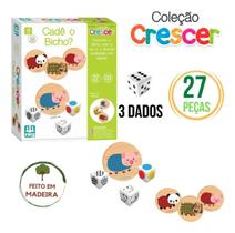 Jogo Infantil Didático Cadê O Bicho 27 Pçs - Envio Imediato