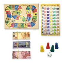 Jogo Infantil Didático Matemática Bolsa De Valores Ações - Pmbi