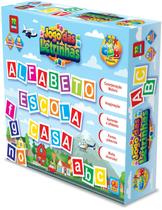 Jogo Infantil Educativo Alfabeto Letrinhas Monta Palavras - GGBplast