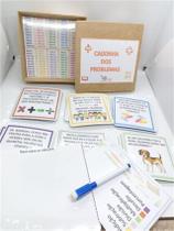 Jogo Infantil Educativo Com Problemas Matemáticos Dificuldade vários desafios