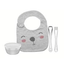 Jogo Infantil Le Petit 4 Peças Tramontina Aço Inox 64250/615 Jogo Infantil Le Petit 4 Peças Tramontina Aço Inox 64250/615