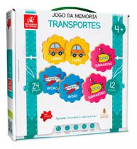 Jogo infantil memoria dos transportes - brincadeira de criança