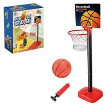 Jogo Infantil Mini Cesta De Basquete C/Bola E Bomba