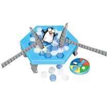 Jogo Infantil Mini Mesa Quebra Gelo Pinguim Numa Fria