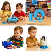 Jogo Infantil Morde Dedo Pula Pinguim Equilibrio Quebra Gelo