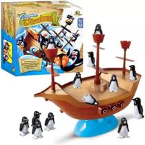 Jogo Infantil Navio Equilibrista Pirata Pinguins - Art Brinkogo