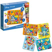 Jogo Infantil Pega Pom Pom Desenhos Disney Pixar Toy Story Up Nemo Monstros SA