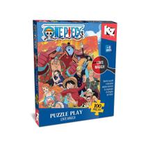 Jogo Infantil Quebra-Cabeça Lente Magica One Piece 100 peças Elka - 1331