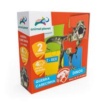 Jogo Infantil Quebra-cabecinha Dinos Animal Planet Cooper Fun - 00071 Jogo Infantil Quebra-cabecinha Dinos Animal Planet Cooper Fun - 00071