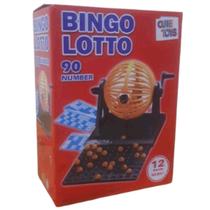 Jogo Infantil Super Bingo Lotto 90 Números e 12 Cartelas