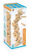 Jogo Infantil Torre Equilibrio 735 Torremoto Jenga Junges 54 Peças