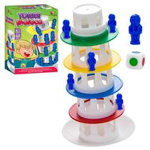 Jogo Infantil Torre Maluca Jogo Estratégia Super Divertido