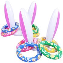 Jogo inflável de Bunny Ring Toss Game Max Fun Easter Party