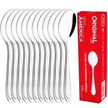 Jogo Inox 12 Colher Sobremesa Chá Restaurante America