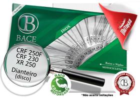 Jogo Inox CRF 250F/ CRF 230/ XR 250 Tornado Dianteiro 4,0mm Jogo Inox CRF 250F/ CRF 230/ XR 250 Tornado Dianteiro 4,0mm