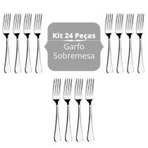 Jogo Inox Garfo Sobremesa Bar Restaurante Buffet 12 Pçs Favorito - 123 Útil Jogo Inox Garfo Sobremesa Bar Restaurante Buffet 12 Pçs Favorito - 123 Útil