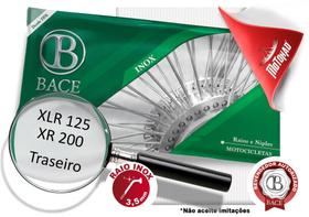 Jogo Inox XLR 125 / XR 200 Traseiro 3,5mm