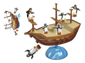 Jogo Interativo Barco Pirata Equilíbrio Dos Pinguins Grande