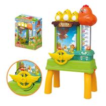Jogo interativo luz e som galinha pega bolinha - dm toys Jogo interativo luz e som galinha pega bolinha - dm toys