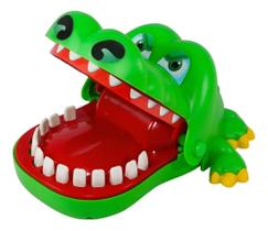 Jogo Jacaré Morde Dedo Crocodilo Dentista Verde Polibrinq