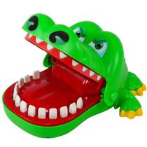 Jogo Jacaré Morde Dedo Crocodilo Dentista Verde Polibrinq