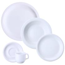 Jogo Jantar Chá 30 Peças Protel Versátil Porcelana Schmidt 6 Lugares Jogo Jantar Chá 30 Peças Protel Versátil Porcelana Schmidt 6 Lugares