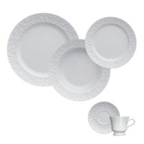Jogo Jantar Chá 30 Peças Tassel Branco Germer Porcelanas