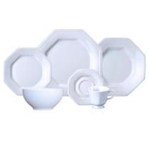 Jogo Jantar Chá 36 Peças C/ Bowl Prisma Porcelana Schmidt Jogo Jantar Chá 36 Peças C/ Bowl Prisma Porcelana Schmidt