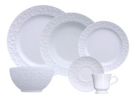 Jogo Jantar Chá C/ Bowl Tigela Tassel 36 Peças Porcelana Germer 6 Lugares - Porcelanas Germer