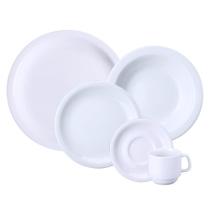 Jogo Jantar e Chá 30 Peças Porcelana Germer 6 Lugares - Porcelanas Germer