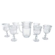 Jogo Jarra 1250ml 6 Taças 330ml Vidro - Linox