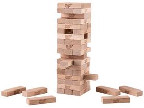 Jogo Jenga Clássico Blocos de Madeira Empilhável com 54 pçs A2120 - Hasbro Jogo Jenga Clássico Blocos de Madeira Empilhável com 54 pçs A2120 - Hasbro