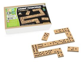 Jogo Junges Dominó Tradicional Madeira - 745 Jogo Junges Dominó Tradicional Madeira - 745