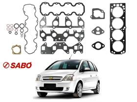 Jogo junta cabeçote sabó chevrolet meriva 1.8 8v 2008 a 2012