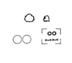 Jogo Junta Cambio Kombi 1300 1600 K152403e com Trava