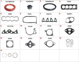 Jogo Junta Completo Motor C/ Retentor Sabó Gm Astra 1.8 8v 1999 -2001