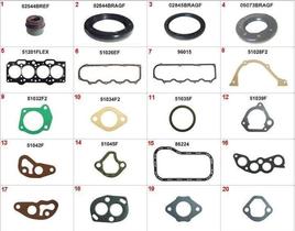 Jogo junta do motor (c/ret) uno mille 1.0 1.3 1.5 87-94 - SABO