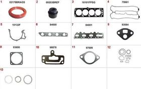 Jogo junta motor superior astra 2.0 16v 99-2005 - SABO Jogo junta motor superior astra 2.0 16v 99-2005 - SABO