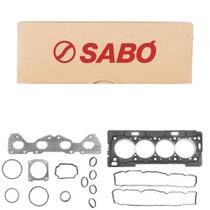 Jogo junta motor superior c/ junta cabecote fibra s/ retentor 79432flex sabo