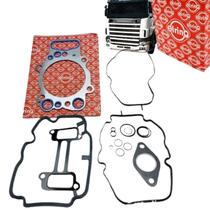 Jogo Junta Reparo Cabeçote Motor para Scania 124 / 114 - 1998 a 2007 - Sem retentor - D12 6 cilindros (551363 / 493.430) Jogo Junta Reparo Cabeçote Motor para Scania 124 / 114 - 1998 a 2007 - Sem retentor - D12 6 cilindros (551363 / 493.430)