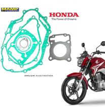 Jogo Junta Sem Borrachas Hamp Original Honda Cg Titan Fan Cargo 150 Mix Flex Ks Es Esd Ex Anos De 2004 Ate 2015
