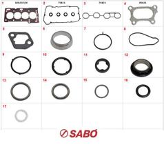 Jogo Junta Superior Etios Yaris 1.5 16V 79821