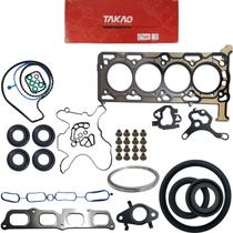 Jogo Juntas Do Motor De Metal Com Retentores S10 2.5 16v Flex Ecotec 2015 A 2022