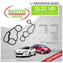Jogo juntas do radiador de óleo Peugeot 408 2011 a 2016
